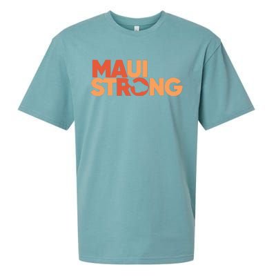 Lahaina Maui Strong Fundraiser Maui Fire Sueded Cloud Jersey T-Shirt