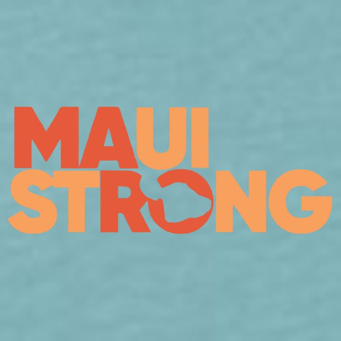 Lahaina Maui Strong Fundraiser Maui Fire Sueded Cloud Jersey T-Shirt