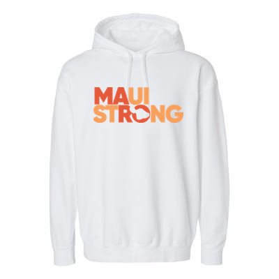 Lahaina Maui Strong Fundraiser Maui Fire Garment-Dyed Fleece Hoodie