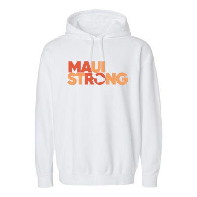 Lahaina Maui Strong Fundraiser Maui Fire Garment-Dyed Fleece Hoodie