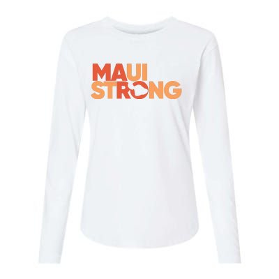 Lahaina Maui Strong Fundraiser Maui Fire Womens Cotton Relaxed Long Sleeve T-Shirt