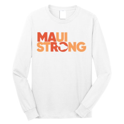 Lahaina Maui Strong Fundraiser Maui Fire Long Sleeve Shirt