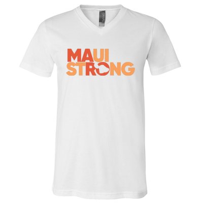 Lahaina Maui Strong Fundraiser Maui Fire V-Neck T-Shirt