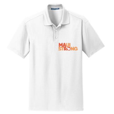 Lahaina Maui Strong Fundraiser Maui Fire Dry Zone Grid Polo