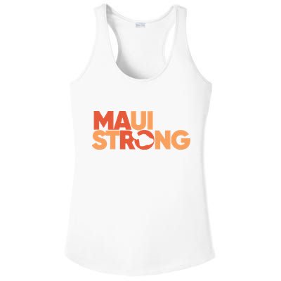 Lahaina Maui Strong Fundraiser Maui Fire Ladies PosiCharge Competitor Racerback Tank