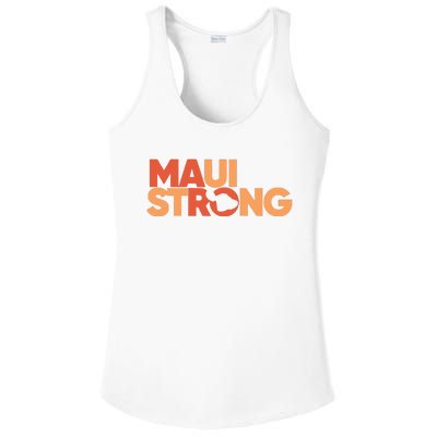 Lahaina Maui Strong Fundraiser Maui Fire Ladies PosiCharge Competitor Racerback Tank