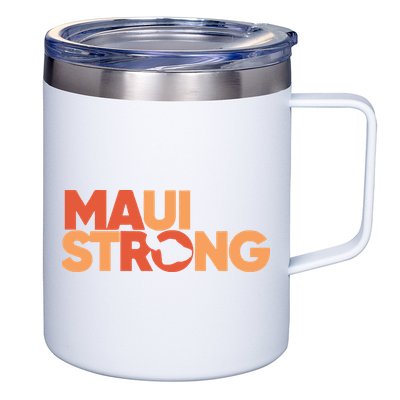 Lahaina Maui Strong Fundraiser Maui Fire 12oz Stainless Steel Coffee Mug