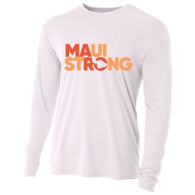 Lahaina Maui Strong Fundraiser Maui Fire Cooling Performance Long Sleeve Crew