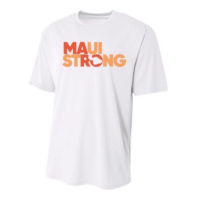 Lahaina Maui Strong Fundraiser Maui Fire Performance Sprint T-Shirt