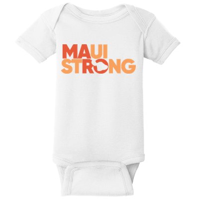 Lahaina Maui Strong Fundraiser Maui Fire Baby Bodysuit
