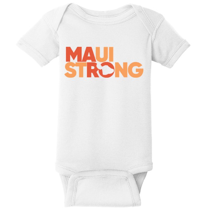 Lahaina Maui Strong Fundraiser Maui Fire Baby Bodysuit