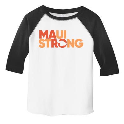 Lahaina Maui Strong Fundraiser Maui Fire Toddler Fine Jersey T-Shirt