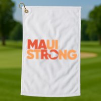 Lahaina Maui Strong Fundraiser Maui Fire Golf Towel