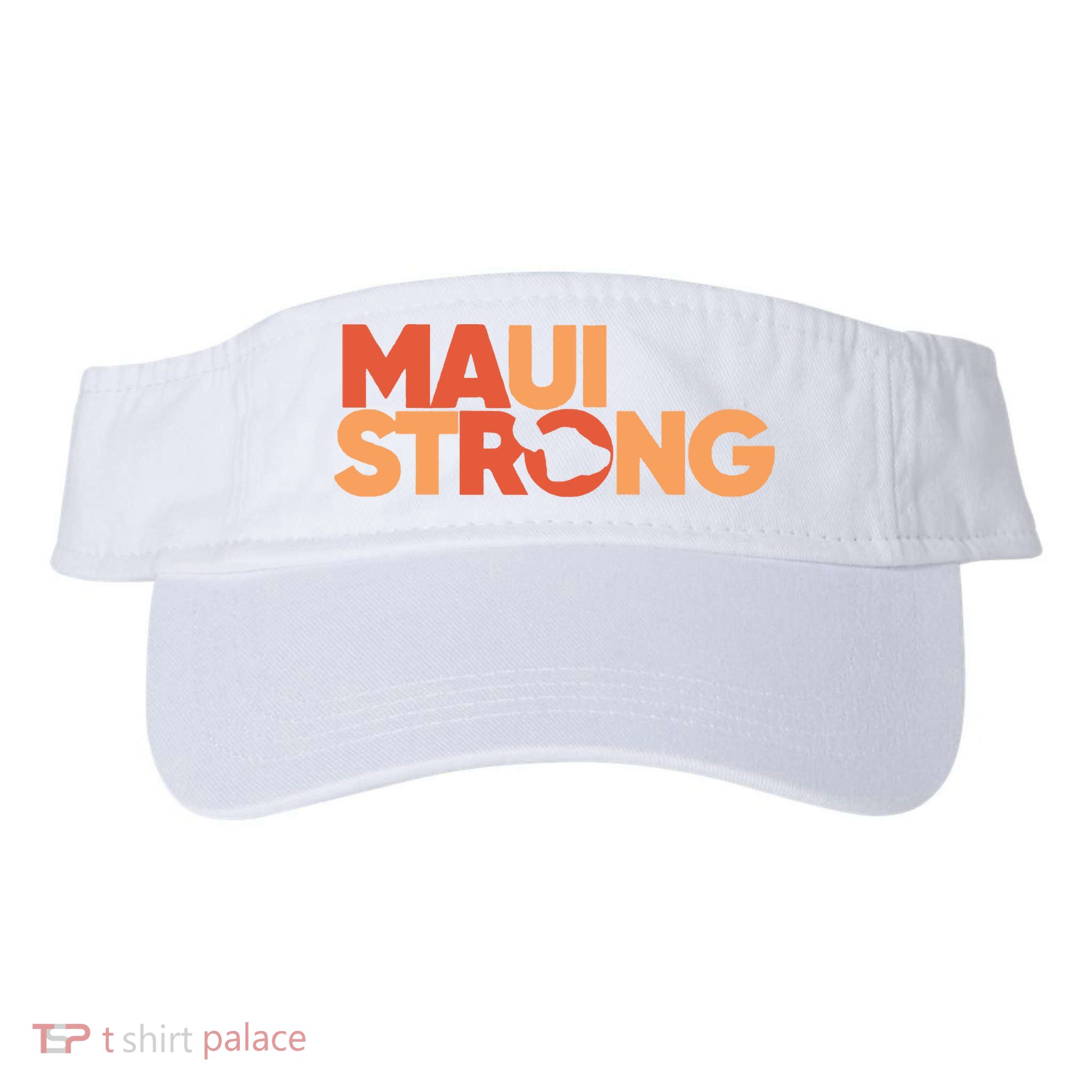 Lahaina Maui Strong Fundraiser Maui Fire Visor