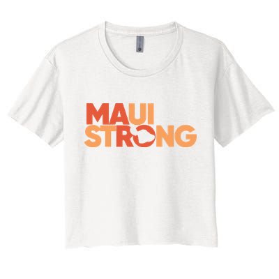 Lahaina Maui Strong Fundraiser Maui Fire Crop Top