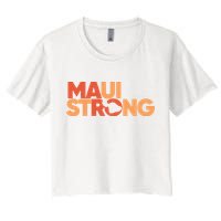Lahaina Maui Strong Fundraiser Maui Fire Crop Top