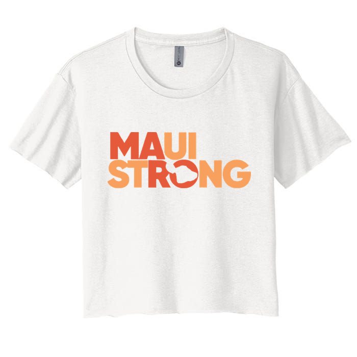 Lahaina Maui Strong Fundraiser Maui Fire Crop Top
