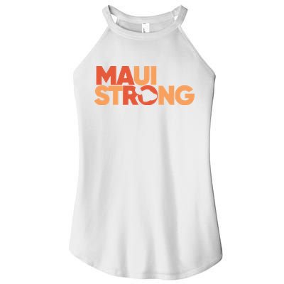 Lahaina Maui Strong Fundraiser Maui Fire Women's Perfect Tri Rocker Tank