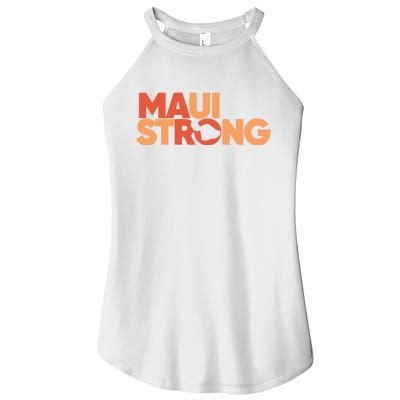 Lahaina Maui Strong Fundraiser Maui Fire Women's Perfect Tri Rocker Tank