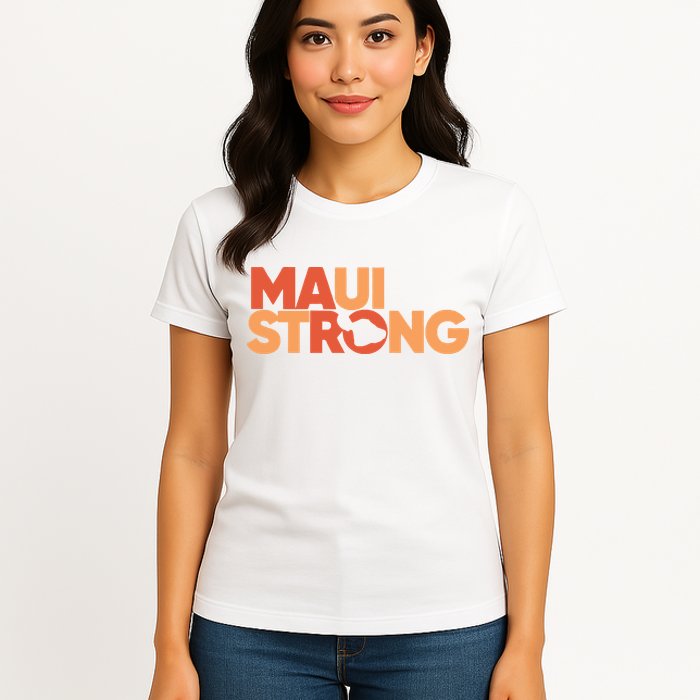 Lahaina Maui Strong Fundraiser Maui Fire Womens T-Shirt