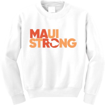 Lahaina Maui Strong Fundraiser Maui Fire Kids Sweatshirt