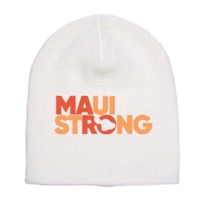 Lahaina Maui Strong Fundraiser Maui Fire Short Acrylic Beanie