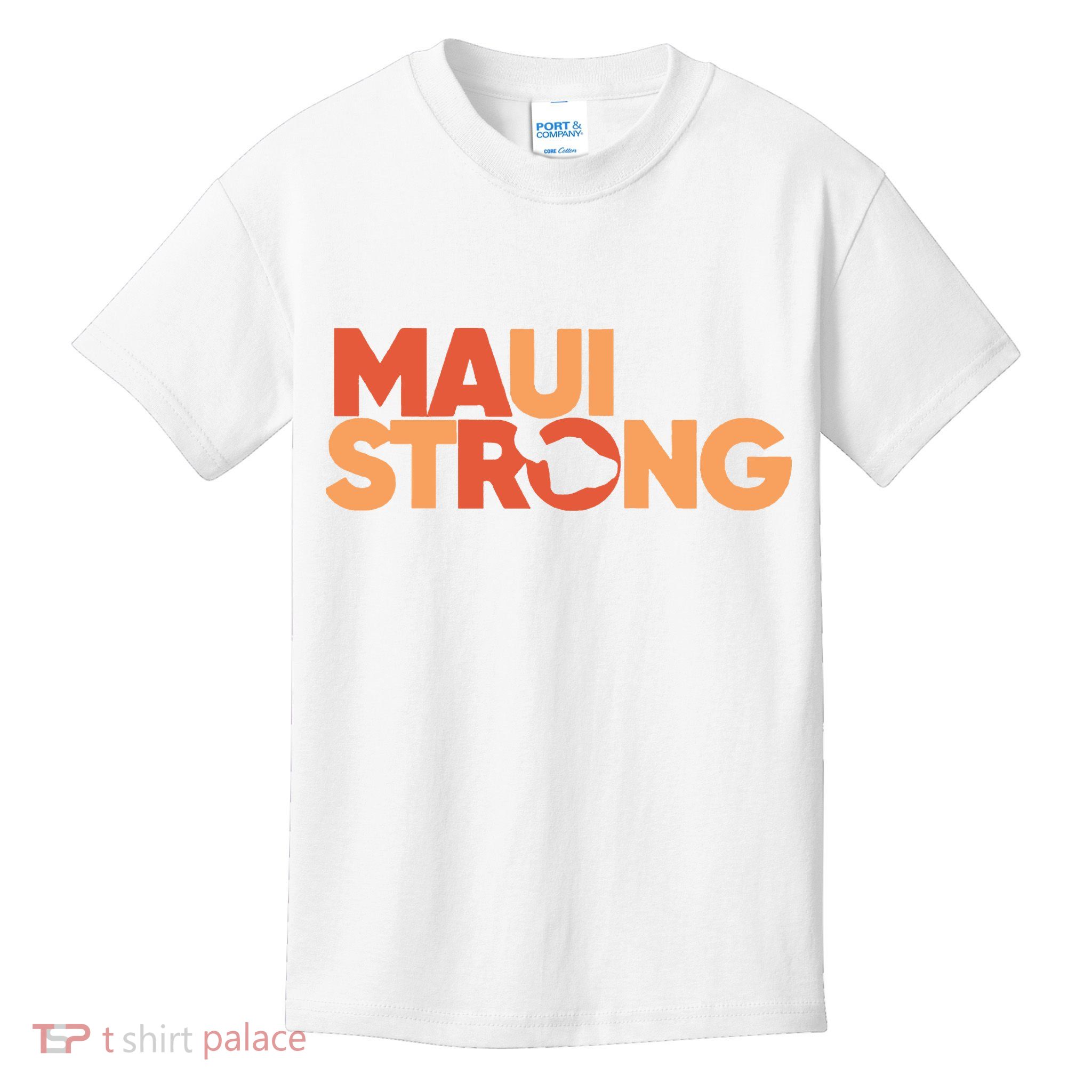 Lahaina Maui Strong Fundraiser Maui Fire Kids T-Shirt