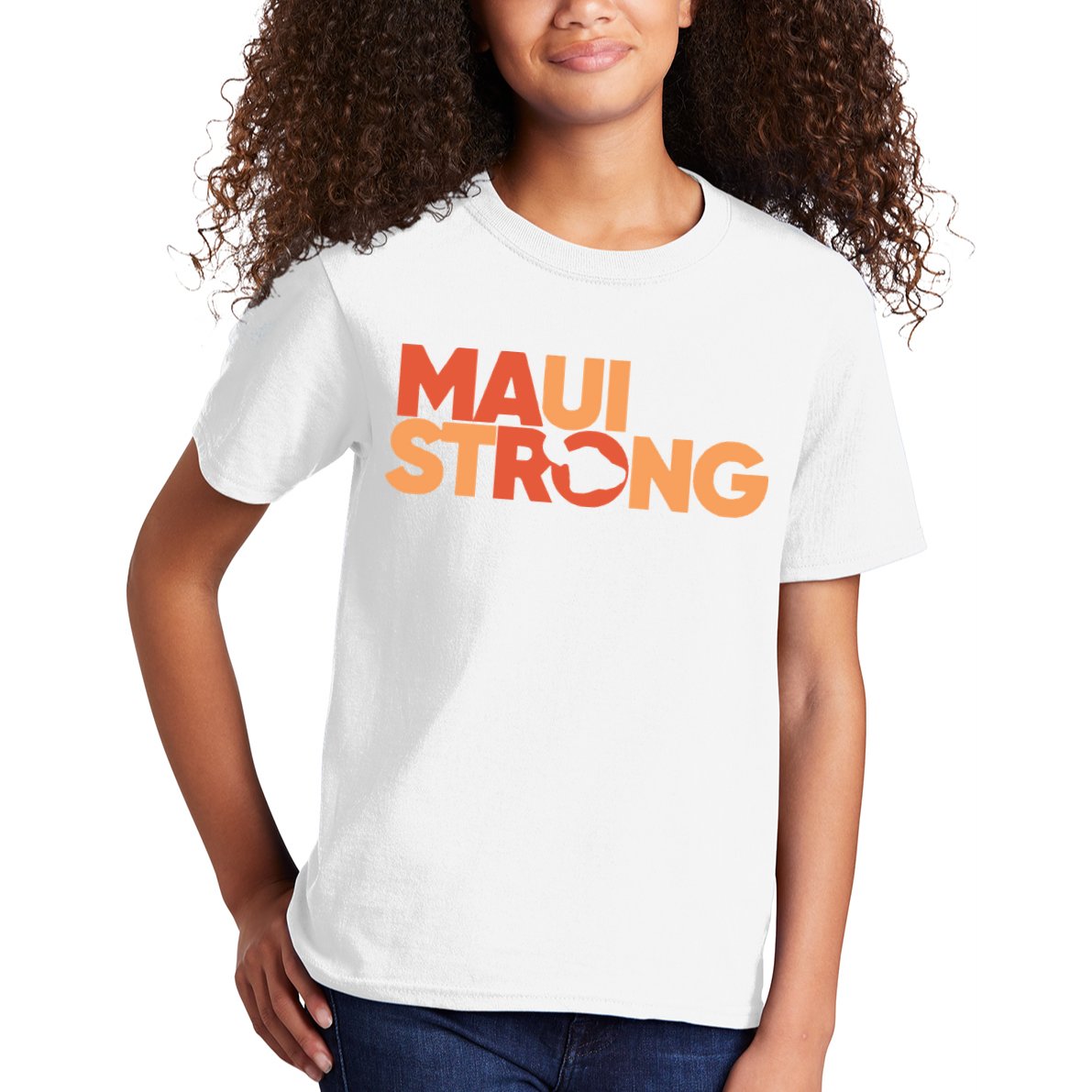 Lahaina Maui Strong Fundraiser Maui Fire Kids T-Shirt