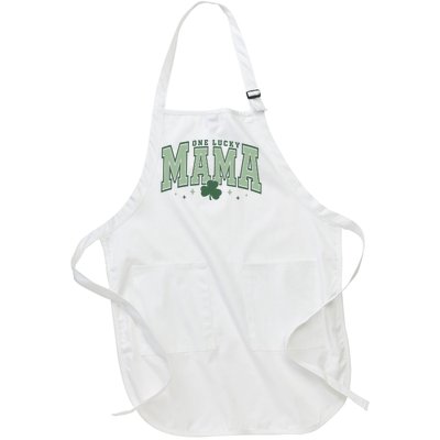 Lucky Mama St Patricks Day Full-Length Apron With Pockets