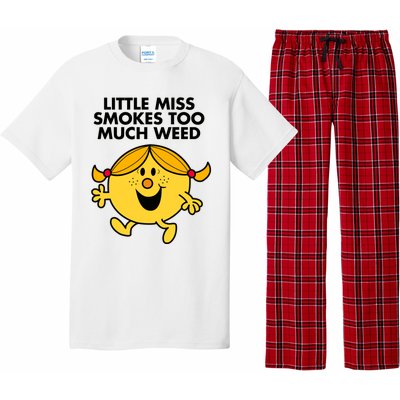 Little Miss Smokes Too Much Weed Pajama Set