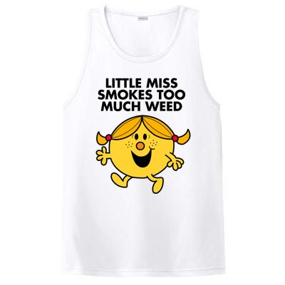 Little Miss Smokes Too Much Weed PosiCharge Competitor Tank