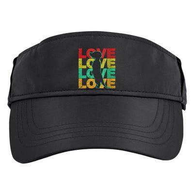 Love Meerkat Suricate Wilderness Africa Animals Zoo Wildlife Adult Drive Performance Visor