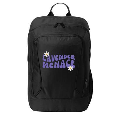 Lavender Menace Sapphic Lesbian Sapphic Queer Lesbian Pride LGBT LGBTQ City Backpack