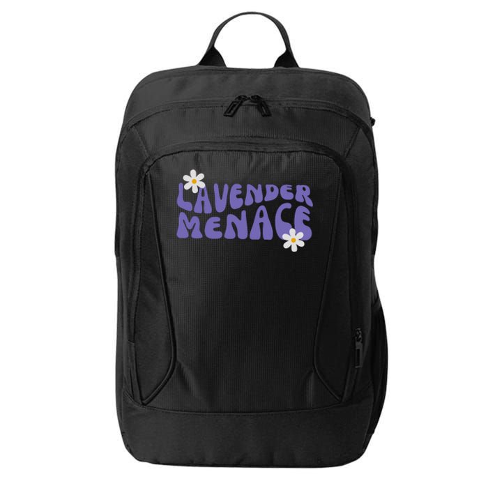 Lavender Menace Sapphic Lesbian Sapphic Queer Lesbian Pride LGBT LGBTQ City Backpack