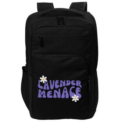 Lavender Menace Sapphic Lesbian Sapphic Queer Lesbian Pride LGBT LGBTQ Impact Tech Backpack