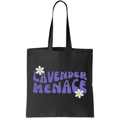 Lavender Menace Sapphic Lesbian Sapphic Queer Lesbian Pride LGBT LGBTQ Tote Bag