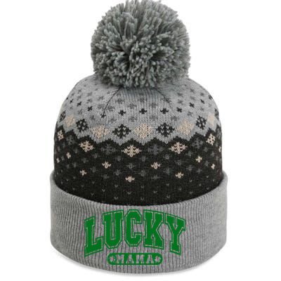 Lucky Mama St Patricks Day The Baniff Cuffed Pom Beanie