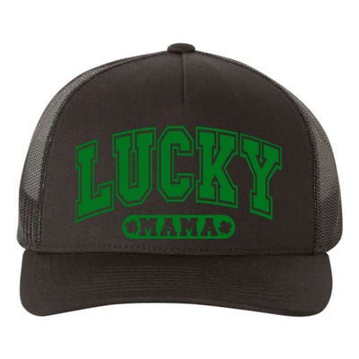 Lucky Mama St Patricks Day Yupoong Adult 5-Panel Trucker Hat