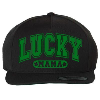 Lucky Mama St Patricks Day Wool Snapback Cap