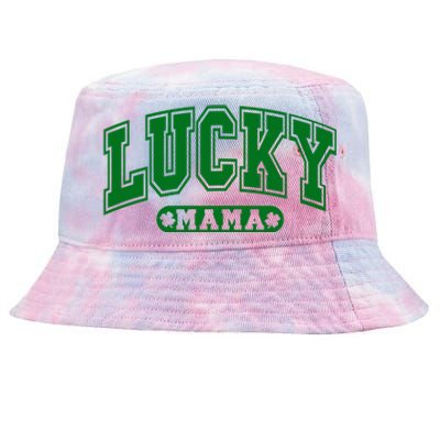 Lucky Mama St Patricks Day Tie-Dyed Bucket Hat