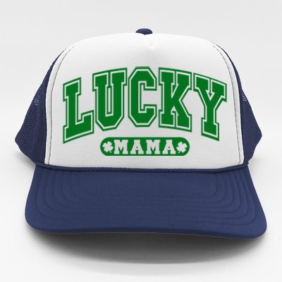 Lucky Mama St Patricks Day Trucker Hat