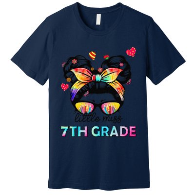 Little Miss Seventh Grade Back To School 7th Grade Girl Gift Premium T-Shirt