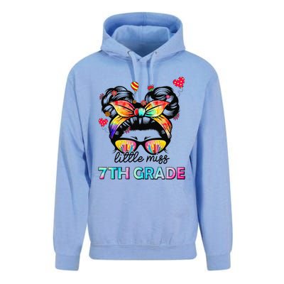 Little Miss Seventh Grade Back To School 7th Grade Girl Gift Unisex Surf Hoodie