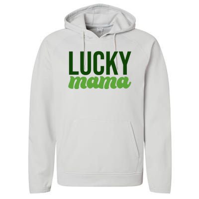 Lucky Mama St Patricks Day Performance Fleece Hoodie