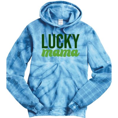 Lucky Mama St Patricks Day Tie Dye Hoodie