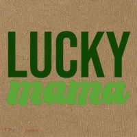 Lucky Mama St Patricks Day Cotton Canvas Backpack