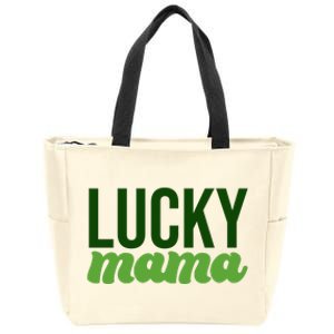 Lucky Mama St Patricks Day Zip Tote Bag