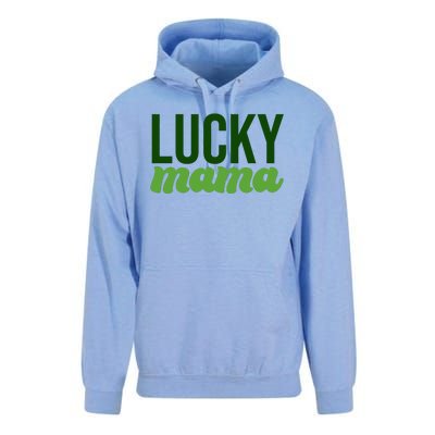 Lucky Mama St Patricks Day Unisex Surf Hoodie