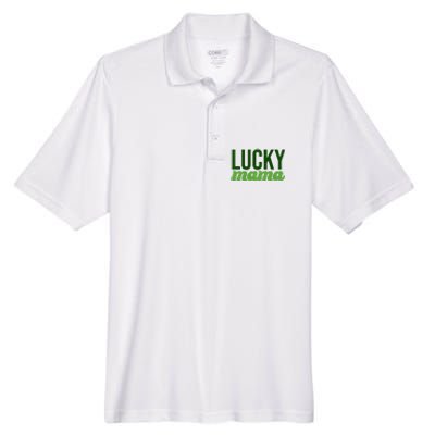 Lucky Mama St Patricks Day Men's Origin Performance Pique Polo