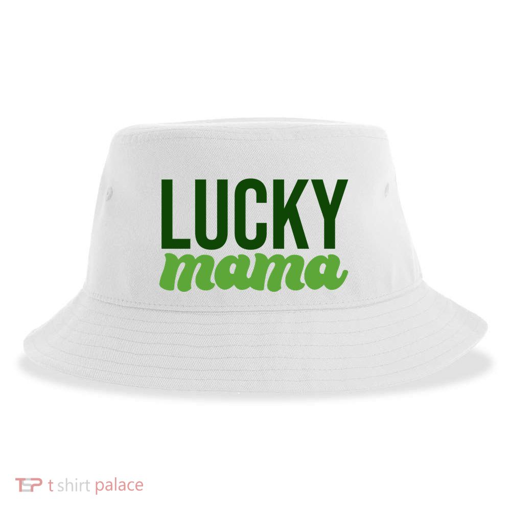 Lucky Mama St Patricks Day Sustainable Bucket Hat